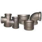 Malleable Iron Threaded Pipe Fittings - Black - Galvanized
